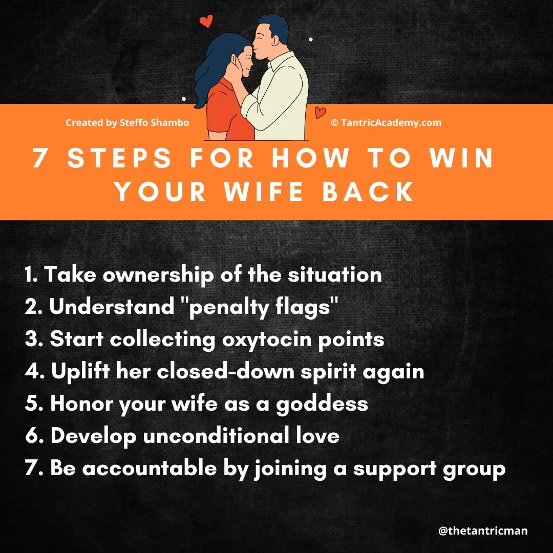 Things to do to sales get your wife back