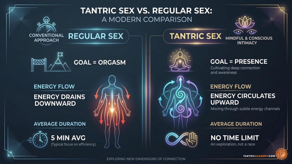 Tantric Sex vs Regular Sex