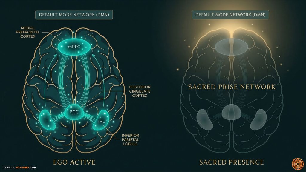 Sacred sexuality and The Default Mode Network Diagram
